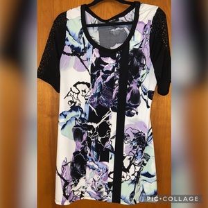 Style & Co Dress w/ cut out sleeve detail - Size XL